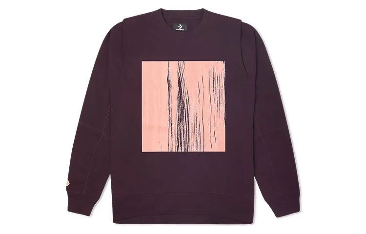 Converse Bubble Crew Sweatshirt Unisex Brown Sugar Chestnut