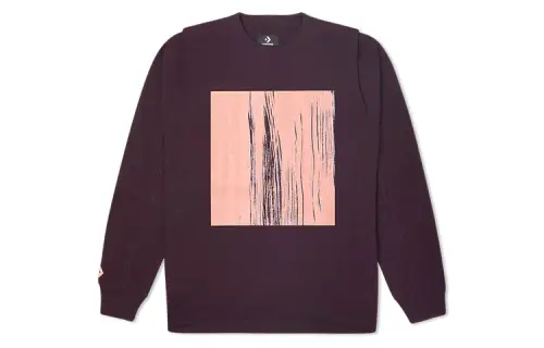 Converse Bubble Crew Sweatshirt Unisex Brown Sugar Chestnut