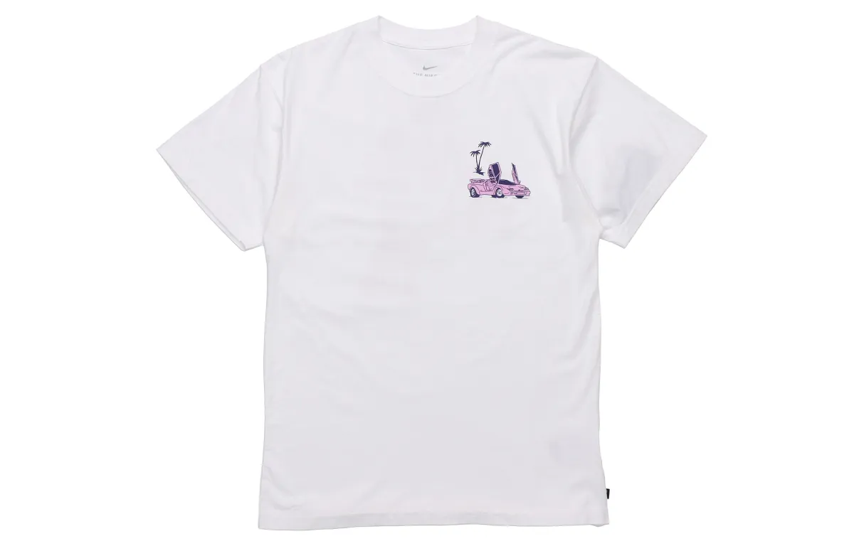 Nike Drop Shoulder Sleeve T-Shirt Men's White