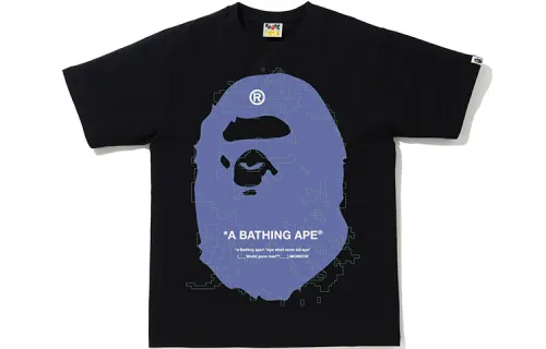 Bape Big Ape Head Digital Mosaic Tee
