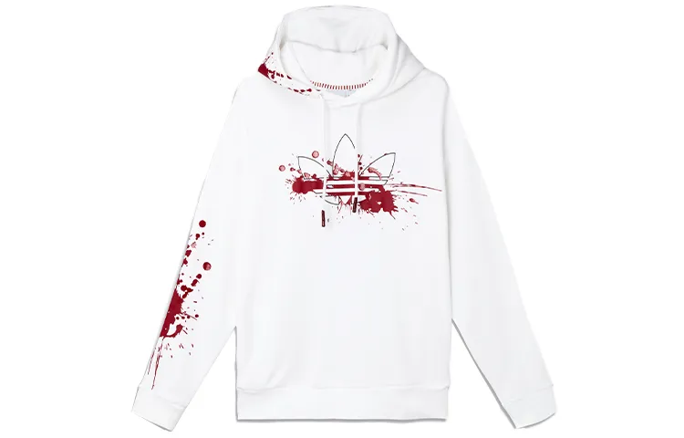 Adidas Originals Fp Limited Sweatshirts Men's White Hooded Moderate Regular