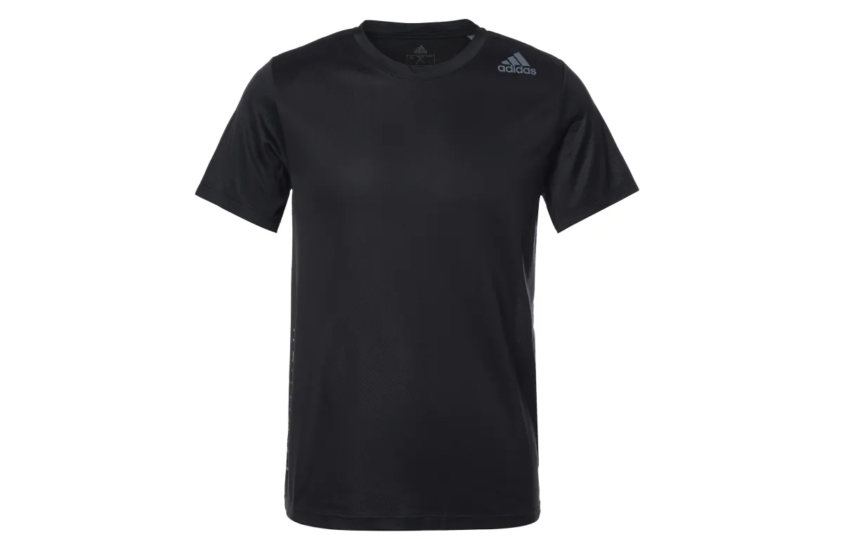 Adidas T-Shirts Men's Black Crew Neck Moderate
