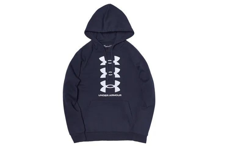 Under Armour Rival Sweatshirts Men's Black Hooded Moderate Regular
