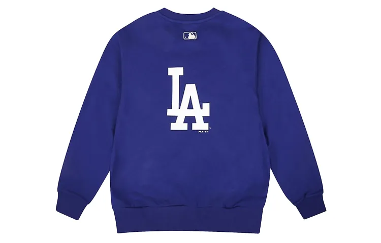 MLB Crew Neck Loose Fit Regular Sweatshirt Unisex Blue Gift Recommendation