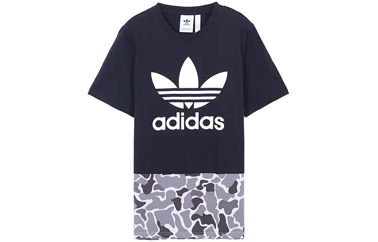Adidas Originals M GRAPHICS CB T-Shirts Men's Black Crew Neck Moderate Straight Fit