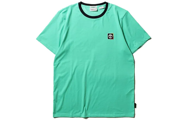 Timberland T Shirts Men's Green Crew Neck Moderate Other
