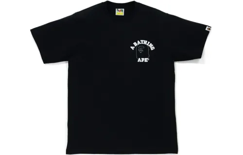 Bape Line 1st Camo Face Over College Tee