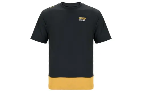 Li Ning T Shirts Men's Black Crew Neck Moderate Straight Fit