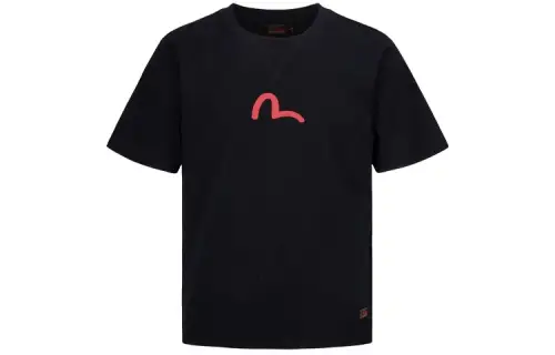 EVISU T Shirts Men's Crew Neck Moderate Straight Fit