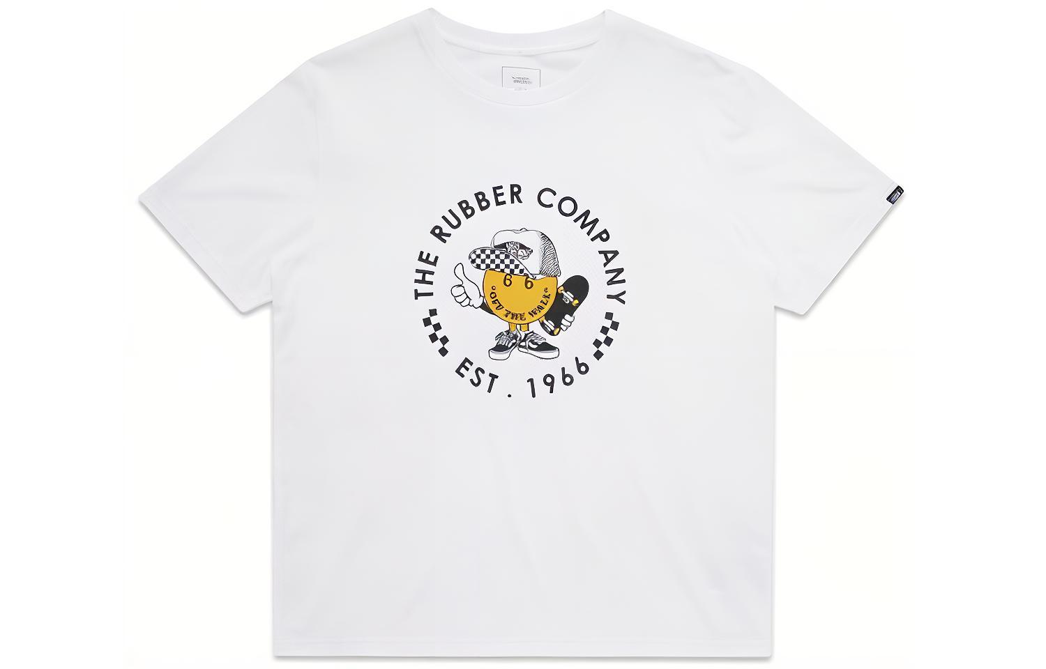 Vans OTW T Shirts Men's White Crew Neck Moderate Straight Fit