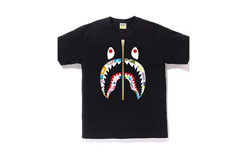 Bape Multi Camo Milo Shark Tee FW20