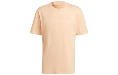 Adidas Originals T Shirts Men's Apricot Crew Neck Moderate Straight Fit