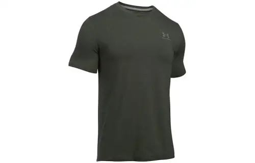 Under Armour Straight Fit T Shirt Men's Gray Green