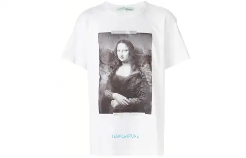 Virgil Abloh Mca Figures Of Speech OFF WHITE Mona Lisa Tee