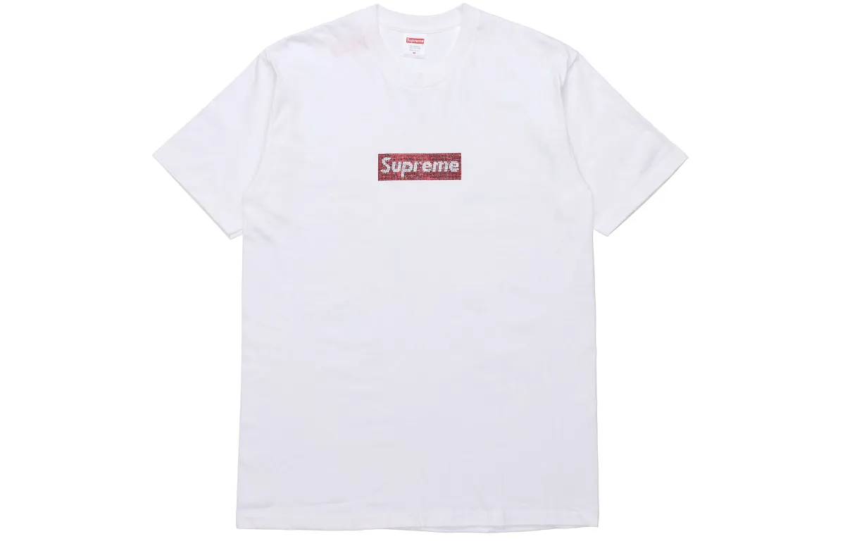Supreme X Swarovski Box Logo T Shirt