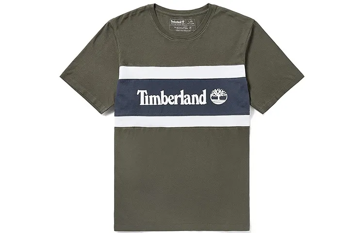 Timberland T Shirt Men's Army Green