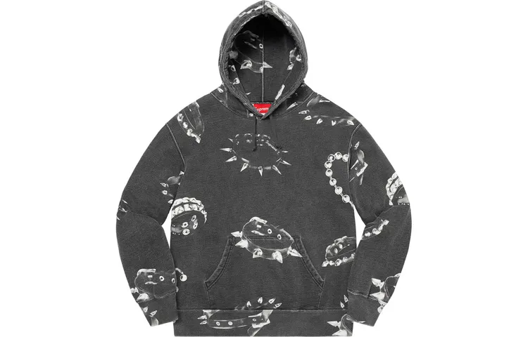 Supreme Studded Collars Hooded Sweatshirt