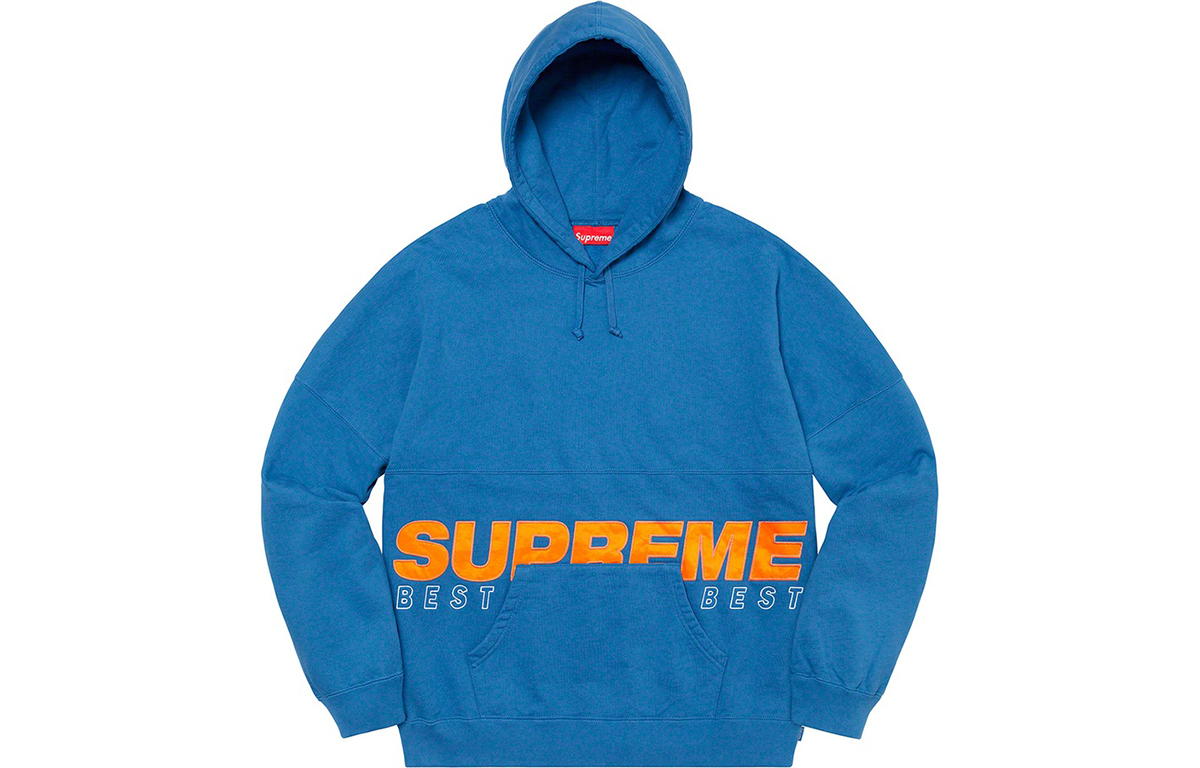Supreme FW20 Week 4 Best Of The Best Hooded Sweatshirt "The Elite of the Elite" hooded American trendy sweatshirt, same style for men and women
