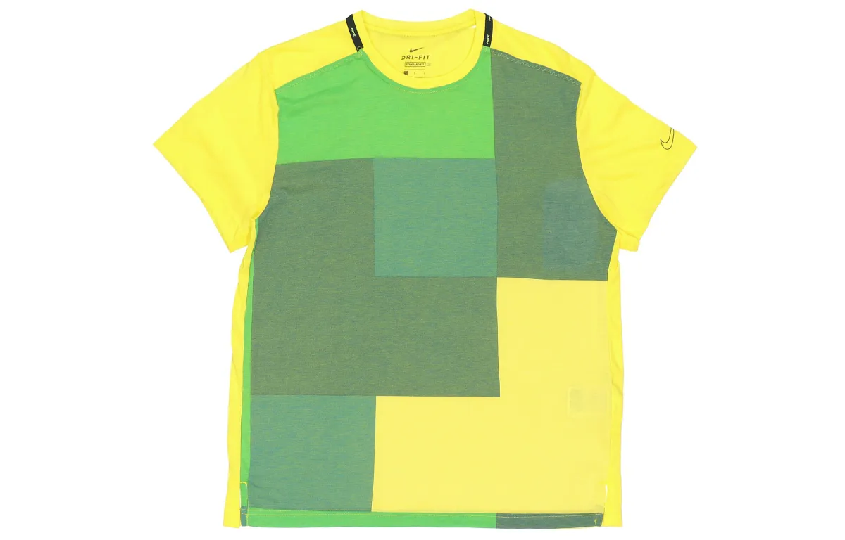 Nike T Shirt Men's Yellow Green