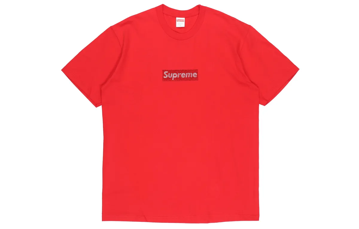 Supreme Swarovski Box Logo Tee
