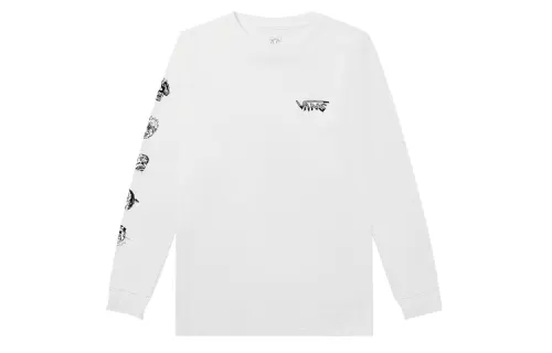 Vans T Shirts Unisex White Crew Neck Moderate