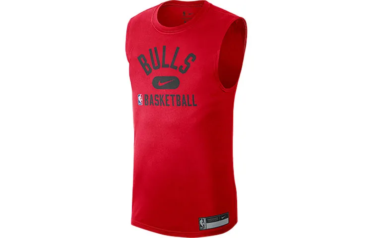 Nike T Shirt Bulls Team Men's Red