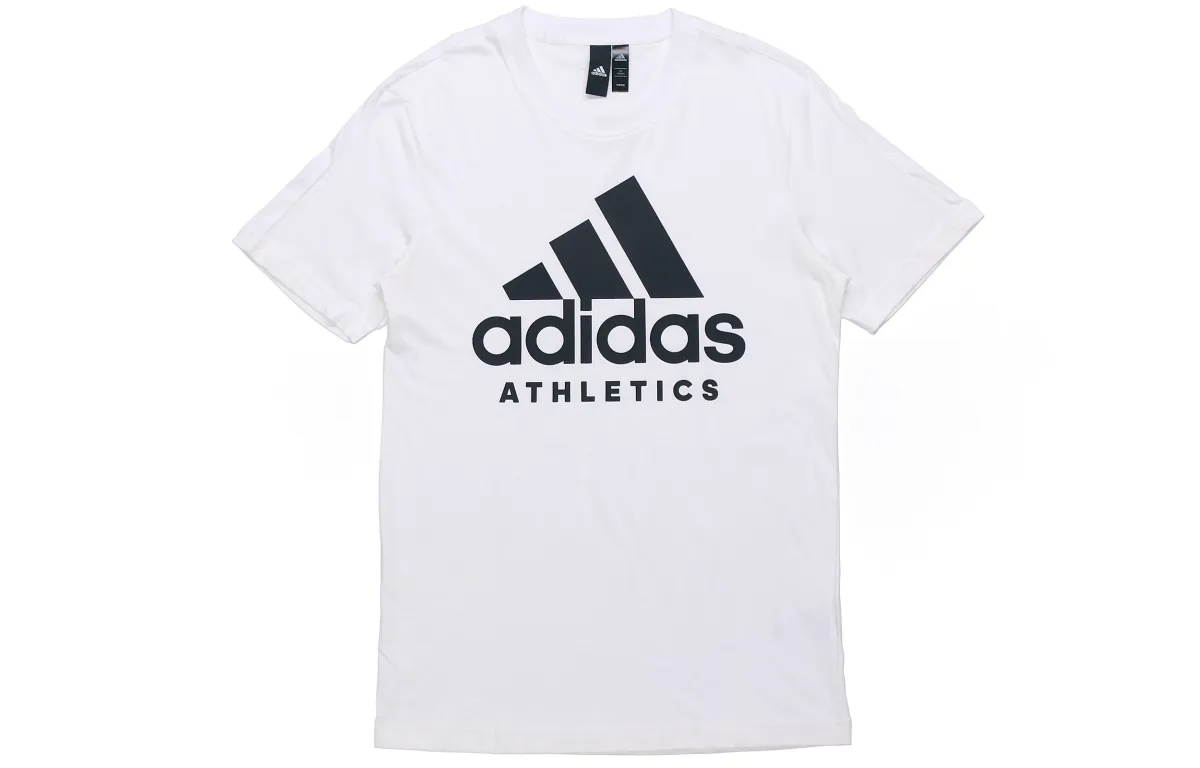 Adidas Set in Sleeve T Shirt Men's White
