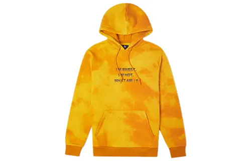 Converse Sweatshirts Men's Yellow Hooded Moderate Other