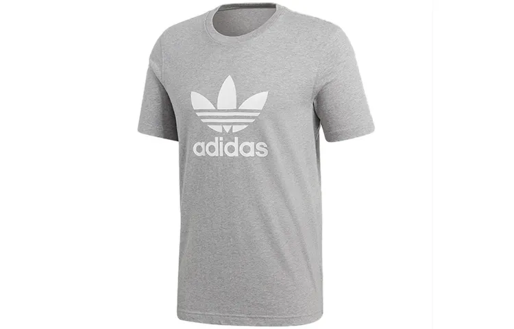 Adidas Originals T Shirt Men's Medium Heather Gray