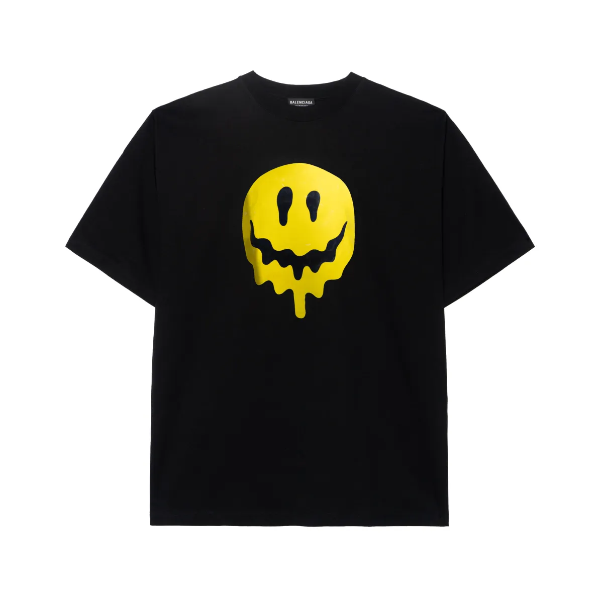Balenciaga Smiley Face Print T shirt