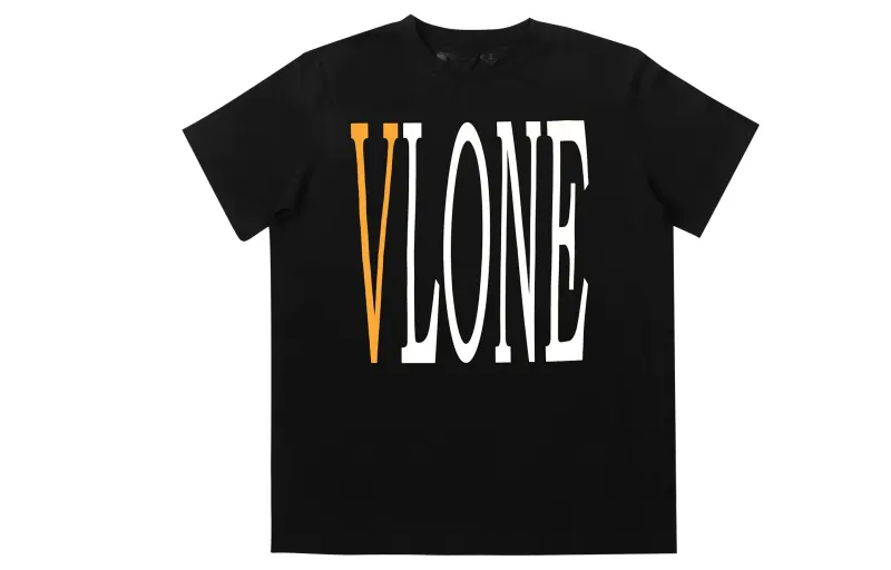 VLONE T Shirt Unisex Black Yellow