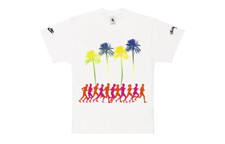 Nike X Stussy Douglas Firs To Palm Trees T Shirt Asia Sizing