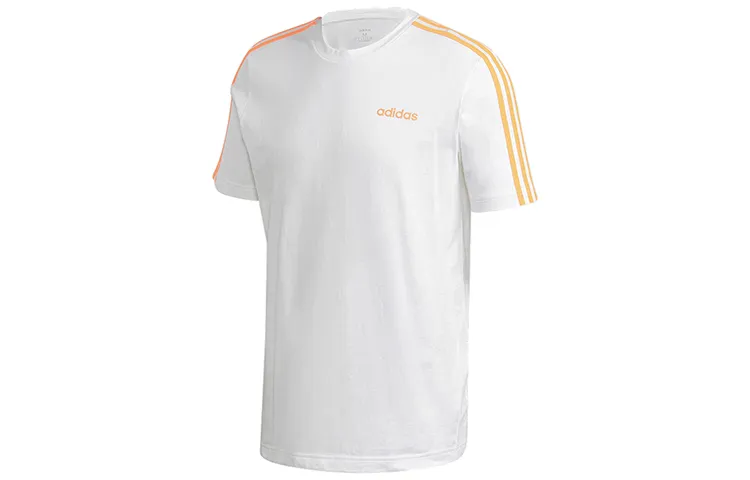 Adidas T Shirt Men's White/Signal Orange