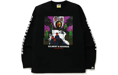 Bape X Gilbert & George Up God Ls Tee