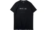 Li Ning T Shirts Men's Black Crew Neck Moderate Straight Fit