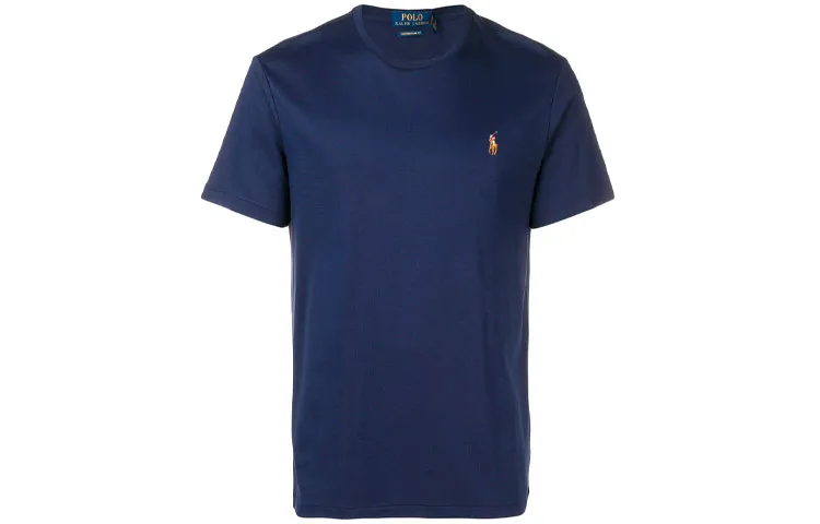 Polo Ralph Lauren FW21 T Shirt Custom Slim Fit Men's Marine Blue