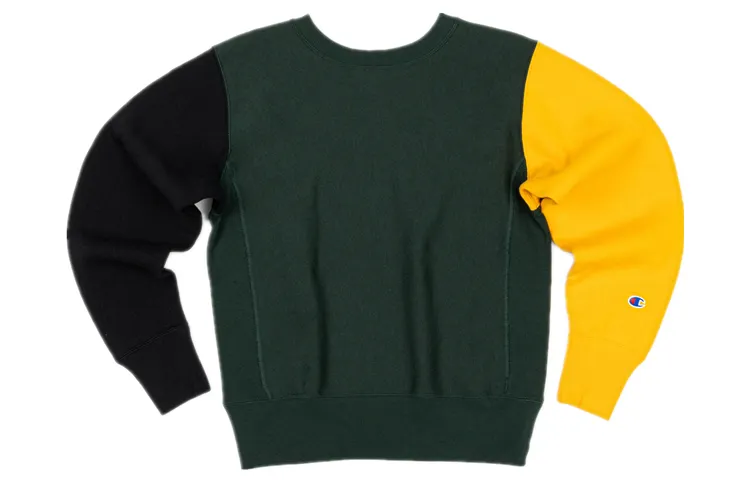 Champion Valentine's Day Collection, Armbands Color Block Pullover Fleece Lined, Winter Sweatshirt Men's