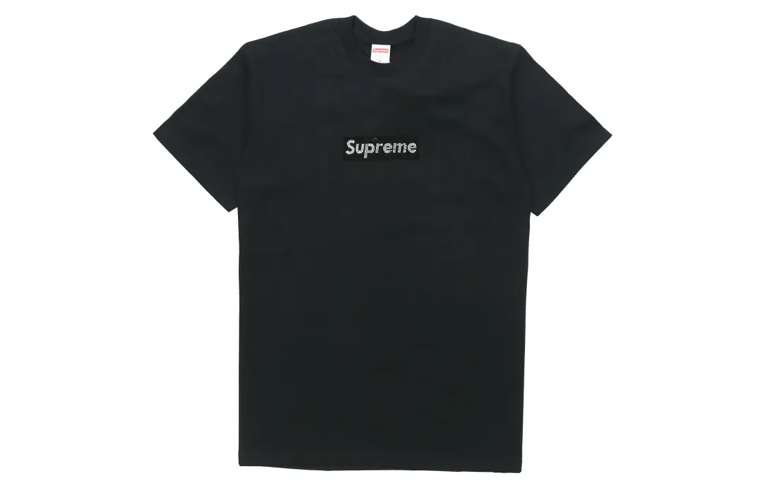 Supreme X Swarovski Box Logo T Shirt