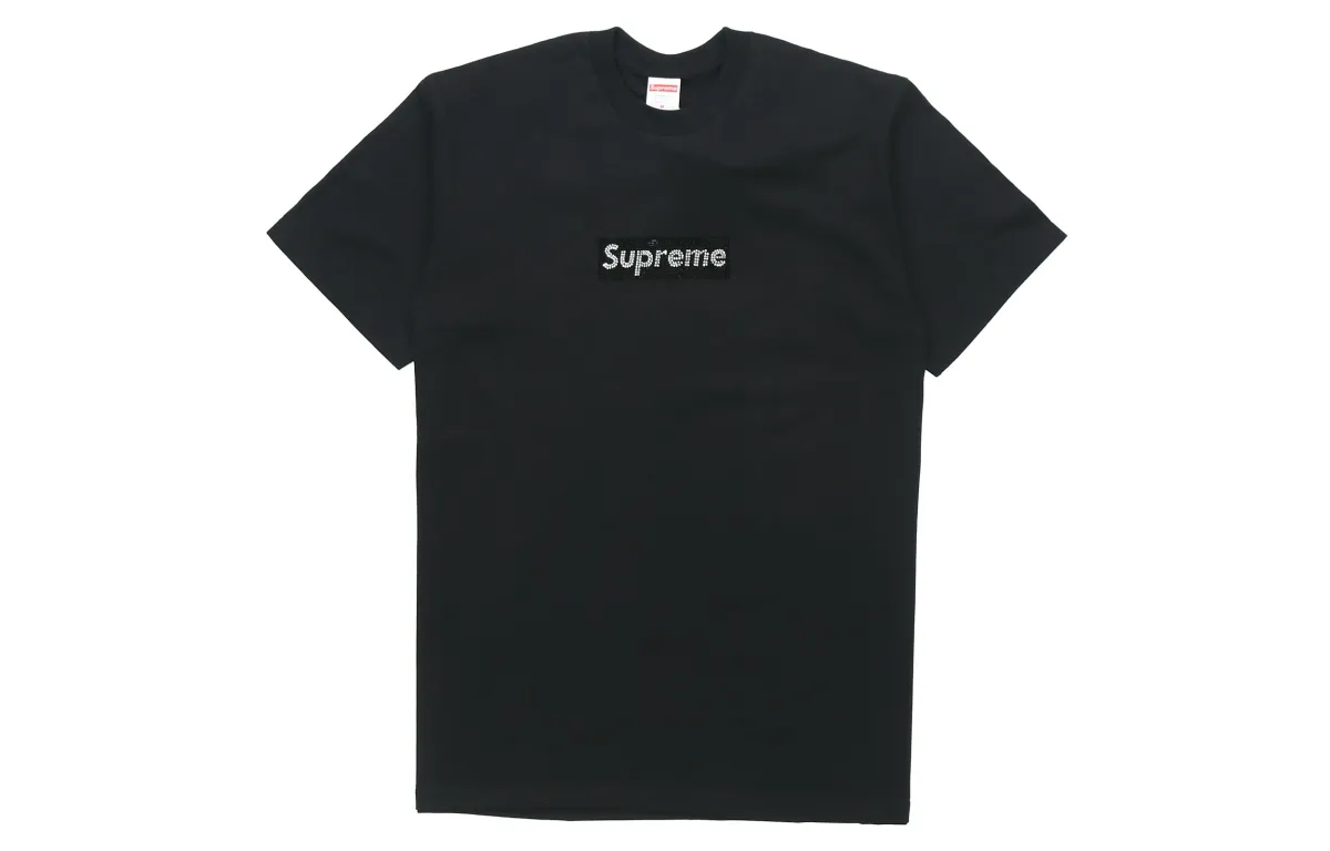 Supreme X Swarovski Box Logo T Shirt