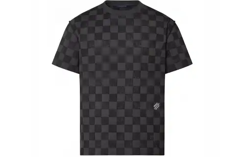 Louis Vuitton 2010s Damier crew-neck T-shirt