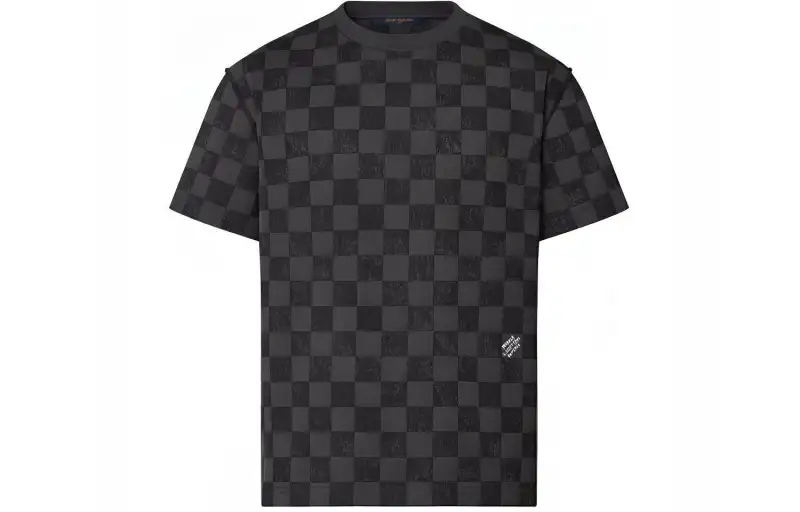 Louis Vuitton 2010s Damier crew-neck T-shirt