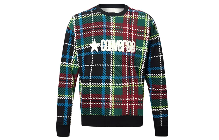 Converse Sweatshirts Men's Multicolor Crew Neck Moderate Regular