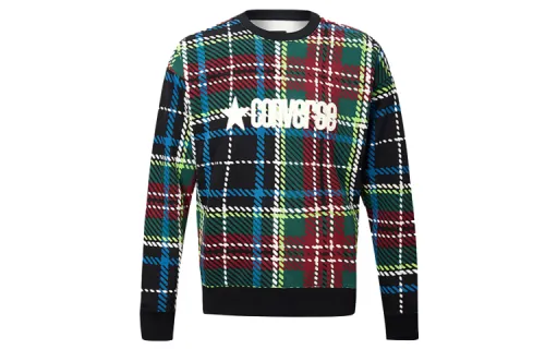 Converse Sweatshirts Men's Multicolor Crew Neck Moderate Regular