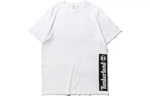 Timberland T Shirts Men's White Crew Neck Moderate
