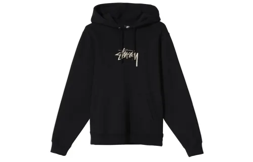Stussy Stock Logo Appliqué Hoodie