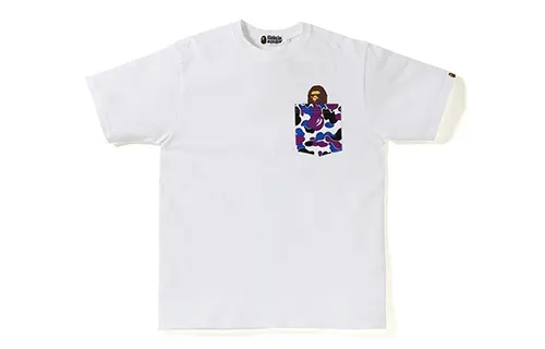 A BATHING APE Bape T Shirts Unisex Crew Neck Moderate Straight Fit