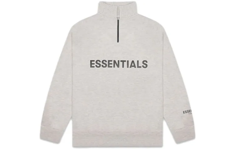 Fear Of God Essentials Half Zip Pullover Sweater