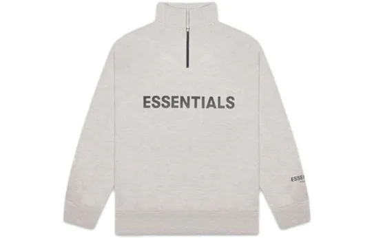 Fear Of God Essentials Half Zip Pullover Sweater