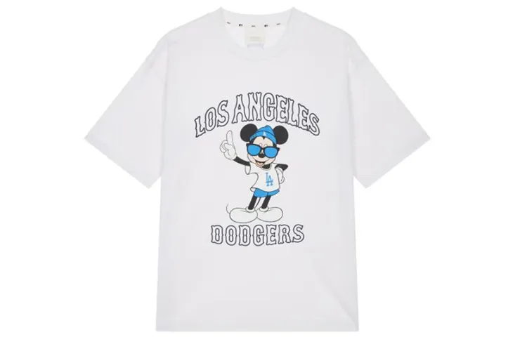 MLB X Disney T Shirt Unisex White