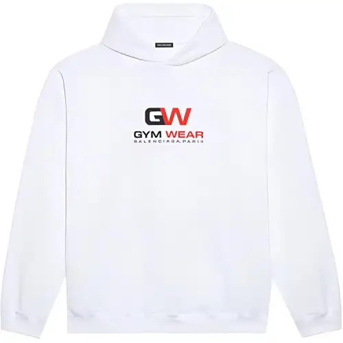 Balenciaga Sweatshirt Regular Fit Men's White